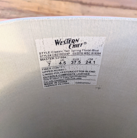 SOLD! Western Cheif Classic Tall Rain Boots - Picture 6 of 6